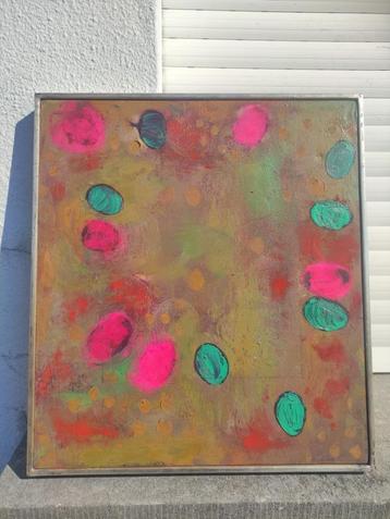 huile sur toile signe beschikbaar voor biedingen