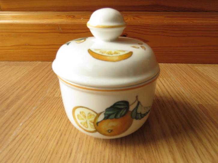 Villeroy & Boch pot a confiture modèle Malaga, Huis en Inrichting, Keuken | Servies, Zo goed als nieuw, Kom(men), Porselein, Ophalen of Verzenden