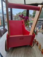 Sigikid houten poppenwagen met blokken, Ophalen of Verzenden, Gebruikt, Overige typen