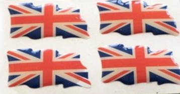 Union Jack stickers Classic Mini. 