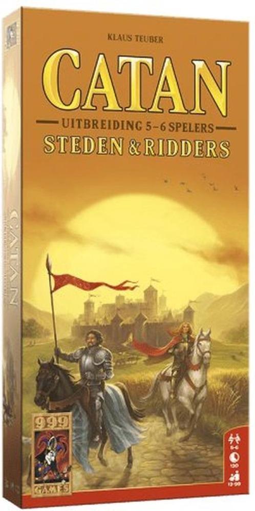 Catan Uitbreiding Steden & Ridders voor 5-6 Spelers 999 new!, Hobby en Vrije tijd, Gezelschapsspellen | Bordspellen, Nieuw, Een of twee spelers