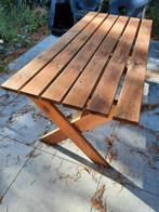 Buiten tafel, Tuin en Terras, Ophalen, Zo goed als nieuw, Hout