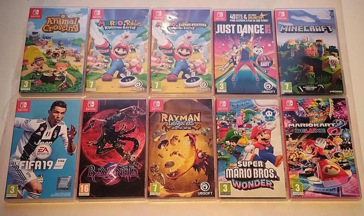 Prijzen van Nintendo Switch-games (zie beschrijving), Games en Spelcomputers, Games | Nintendo Switch, Zo goed als nieuw, Avontuur en Actie