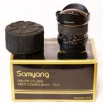 fisheye Samyang 8mm F3,5 (Canon EF-S), Ophalen of Verzenden, Gebruikt, Groothoek Fisheye-lens