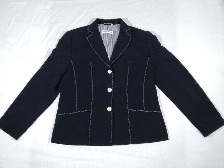 Jasje - Maat 42 - Gerry Weber, Kleding | Dames, Jasjes, Kostuums en Pakken, Gedragen, Jasje, Maat 42/44 (L), Zwart, Ophalen