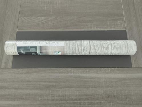 Papier peint trompe l'oeil "planche de bois flotté" ; neuf, Huis en Inrichting, Stoffering | Behang, minder dan 10 m², Ophalen of Verzenden