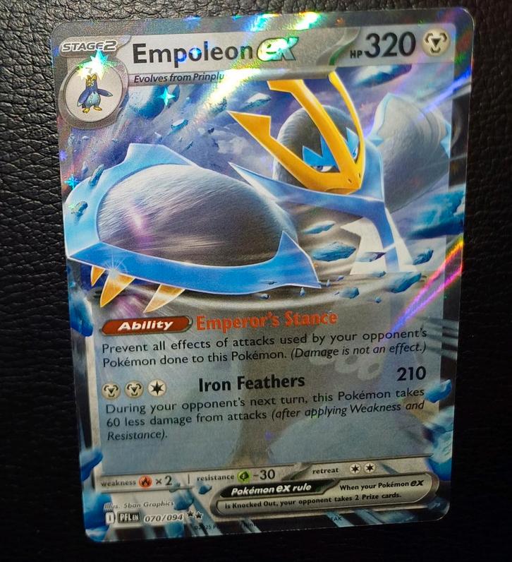 Modern Era: Empoleon Ex 070/094 Phantasmal Flames, Hobby en Vrije tijd, Verzamelkaartspellen | Pokémon, Ophalen of Verzenden