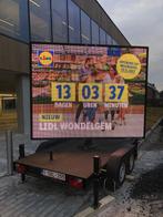 led scherm op aanhanger -FULL BLACK- 5m2 P10 P4.8 EK-voetbal, Services & Professionnels