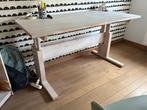 Bureau & bed in eik whitewash (lifetime), Huis en Inrichting, Slaapkamer | Bedden, Ophalen, Eenpersoons, Scandinavisch, 190 cm of minder
