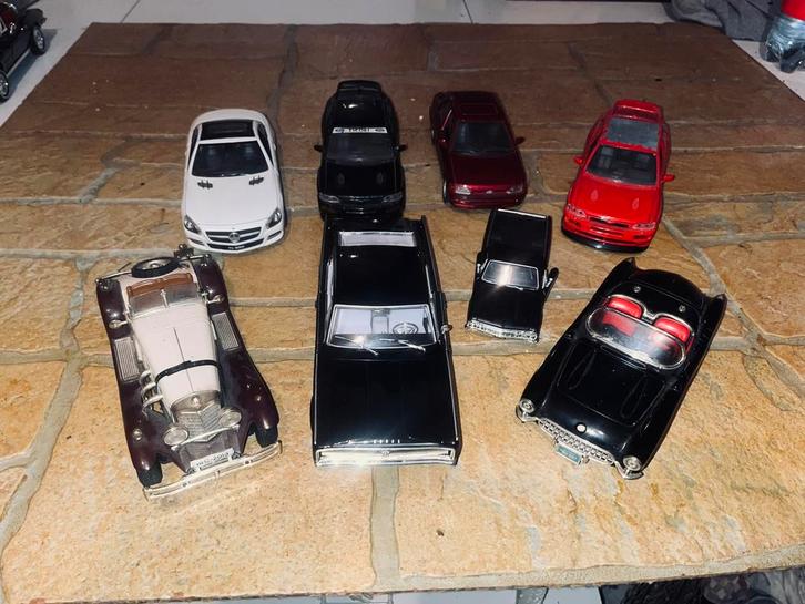7 Modelauto’s 1/24 en 1 1/35, Hobby en Vrije tijd, Modelauto's | 1:24, Zo goed als nieuw, Auto, Overige merken, Verzenden