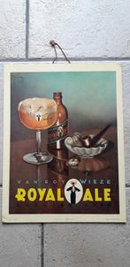 Panneau publicitaire Van Roy Wieze Royal Ale, Utilisé, Enlèvement ou Envoi, Panneau publicitaire