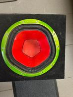 Subwoofer met kist, Autos : Divers, Haut-parleurs voiture, Enlèvement, Utilisé