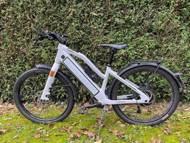 Stromer ST3 Comfort M Cool White, Fietsen en Brommers, Elektrische fietsen, Zo goed als nieuw, Stromer, 50 km per accu of meer