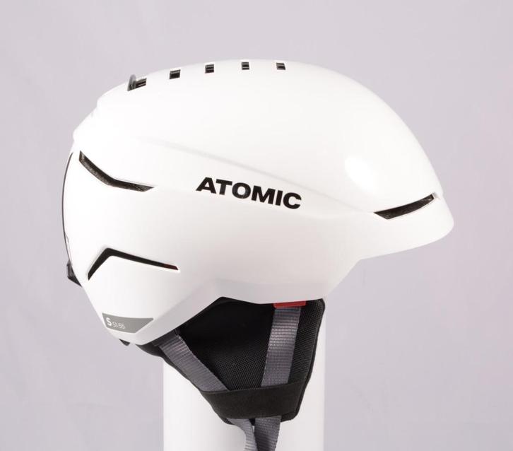 51 53 55 cm ski snowboard helm ATOMIC SAVOR, WHITE/grey, Sport en Fitness, Skiën en Langlaufen, Gebruikt, Overige typen, Ski, Atomic