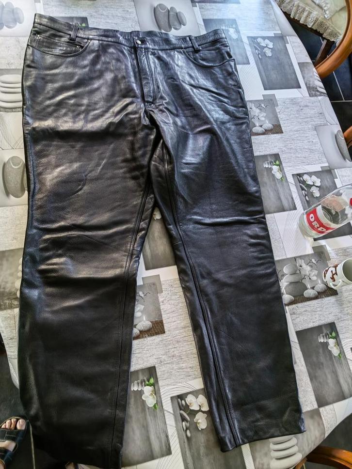 Lederen broek voor heren, Kleding | Heren, Broeken en Pantalons, Nieuw, Overige maten, Zwart, Ophalen