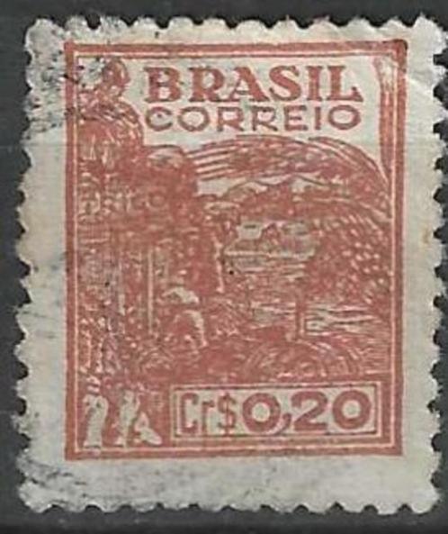 Brazilie 1947/1955 - Yvert 465 - Landbouw (ST), Timbres & Monnaies, Timbres | Amérique, Affranchi, Envoi