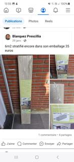 Stratifié, Maison & Meubles, Ameublement | Revêtements de sol, Beige, Autres types, Enlèvement, Moins de 10 m²