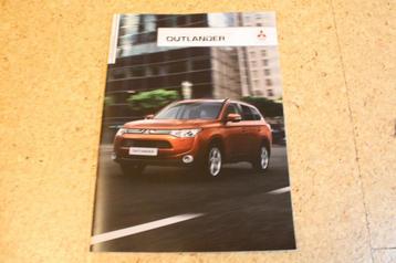 Mitsubishi Outlander brochure 2013, Ophalen of Verzenden, Nieuw, Folder