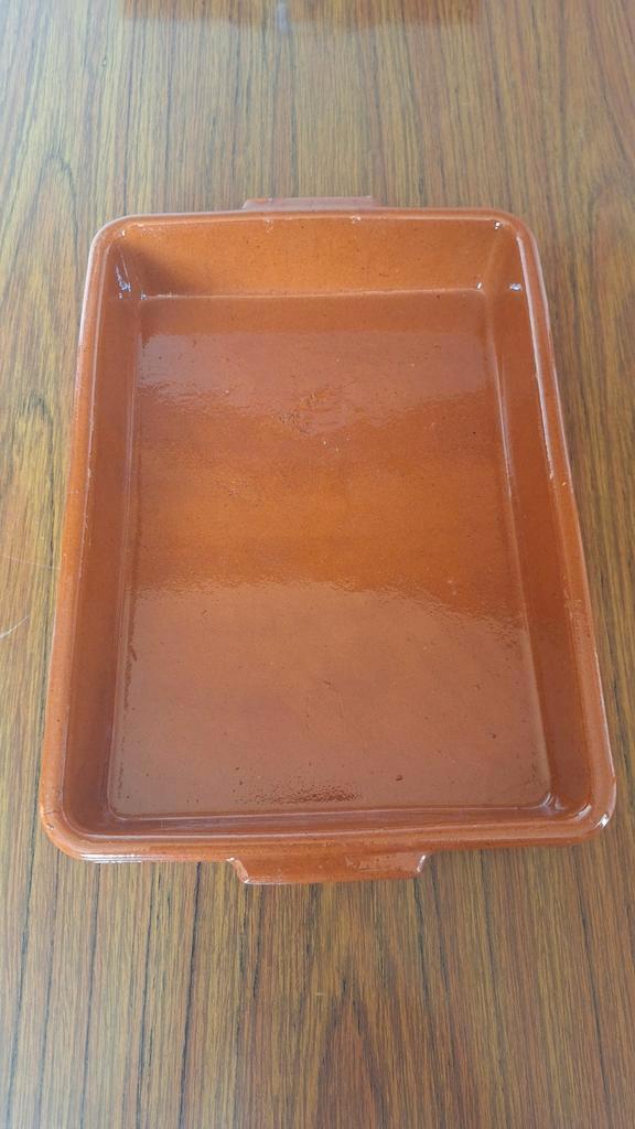 Oven schaal aardewerk 35x24 cm en 6 cm, Huis en Inrichting, Keuken | Servies, Zo goed als nieuw, Aardewerk, Ophalen of Verzenden