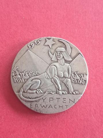 1915 Médaille égyptienne Karl Goetz Sir Grey avec sphinx