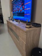 Dressoir + vitrinekast + rechthoekige tafel zonder stoelen, Huis en Inrichting, Ophalen, Zo goed als nieuw