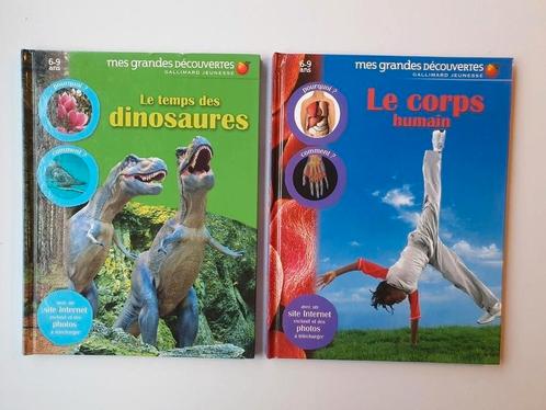 Lot de 2 livres Mes grandes découvertes 6-9 ans Gallimard, Livres, Livres pour enfants | Jeunesse | Moins de 10 ans, Utilisé, Enlèvement ou Envoi