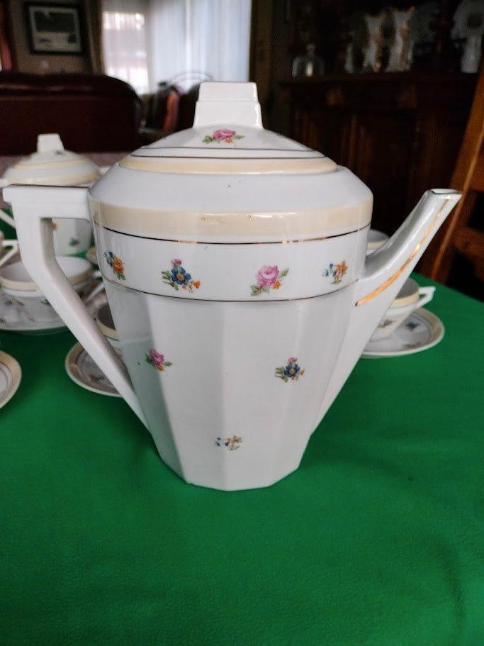 Vintage art déco koffie- of theeservies Massé&Surget, Antiek en Kunst, Antiek | Servies compleet, Ophalen