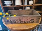 Oude houten kist sunlight savon, Ophalen, Gebruikt
