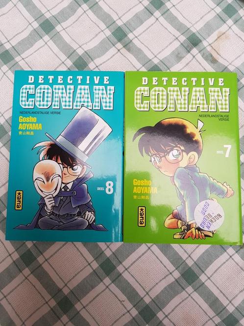 DETECTIVE CONAN 7 & 8 Gosho Aoyama Nederlandstalige versie, Livres, Livres pour enfants | Jeunesse | 13 ans et plus, Comme neuf