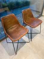 Twee stoelen, Ophalen, Zo goed als nieuw, Bruin, Twee