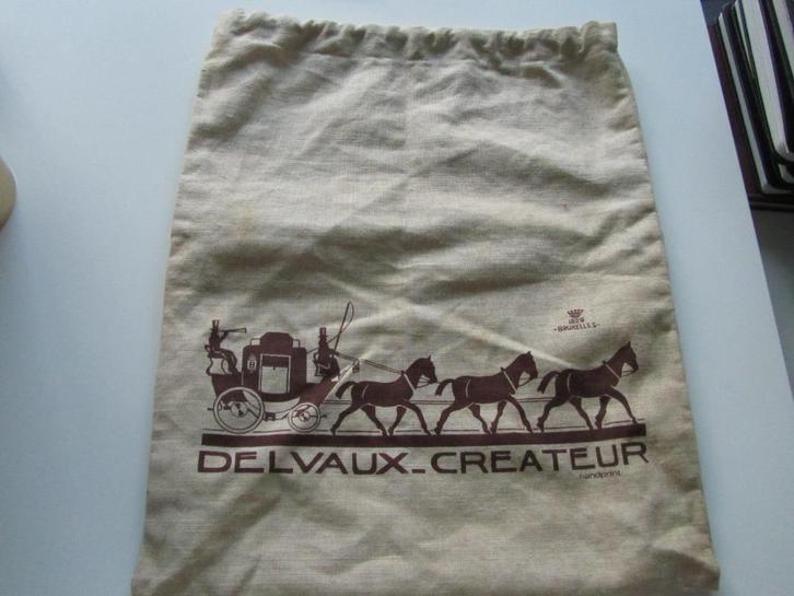 DELVAUX Linnen tashoes met logo, Handtassen en Accessoires, Tassen | Damestassen, Verzenden