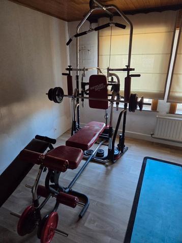 Kettler full  home gym 150kg aan gewichten  beschikbaar voor biedingen
