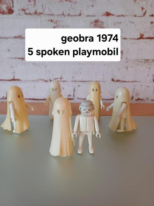 5 Vintage spoken geesten playmobil geobra 1974, Kinderen en Baby's, Speelgoed | Playmobil, Zo goed als nieuw, Ophalen of Verzenden