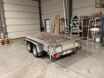 Aanhangwagen met plateau en Alu rampen, Ophalen, Gebruikt