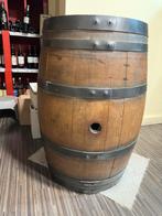 Tonneau à vin chêne massif barrique de 225L, 150 liter of meer, Zo goed als nieuw, Hout