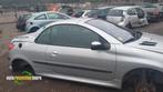 Portier 2Deurs rechts van een Peugeot 206 (EZR), 3 maanden garantie, Gebruikt, Peugeot, Deur