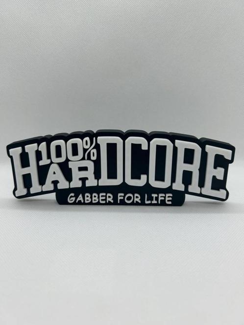 100% hardcore gabber for life. Decoratie, Verzamelen, Merken en Reclamevoorwerpen, Nieuw, Overige typen, Ophalen of Verzenden