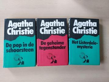 Lot van 3 boeken Agatha Christie