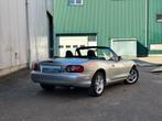 Mazda MX-5 1.8i 16v NBFL | Airco | Leder | Stoffen softtop, Auto's, 1025 kg, Achterwielaandrijving, Zwart, 4 cilinders