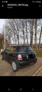 Mini one Hatch noir - essence - 78.000 km - 05/2013 - 55 kw, Autos, Mini, Boîte manuelle, Noir, One, 3 portes