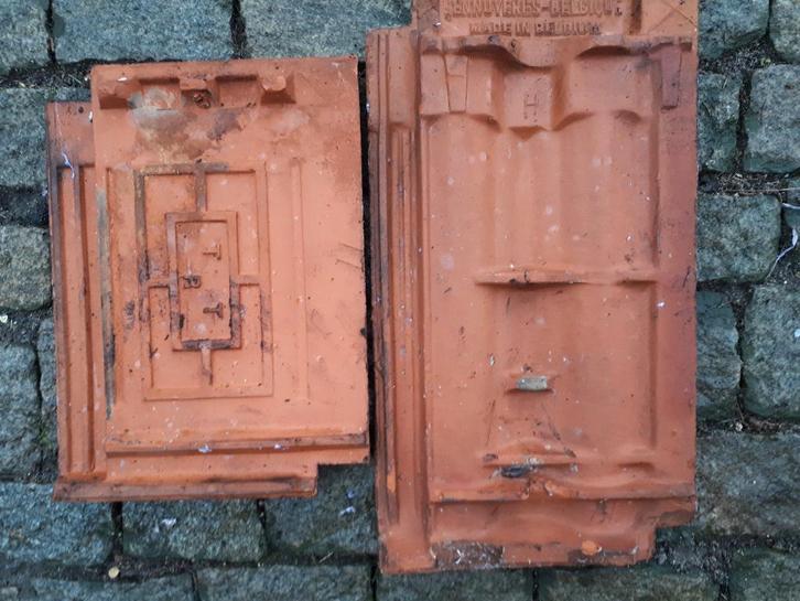 Oude dakpannen, Doe-het-zelf en Bouw, Dakpannen en Dakbedekking, Gebruikt, Dakpannen, Steen of Klei, Rood, 15 m² of meer, Ophalen