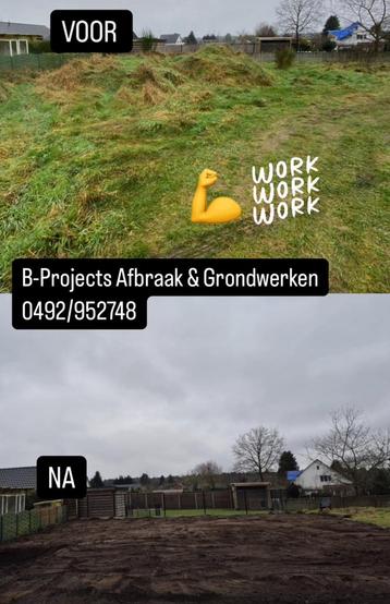 Afbraak- & grondwerken B-Projects Houthalen beschikbaar voor biedingen