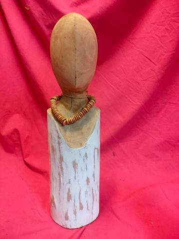 Statue en bois J-line., Enlèvement ou Envoi