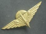 Régiment Para insigne bronze cuivré béret des années 1980, Emblème ou Badge, Armée de terre, Envoi