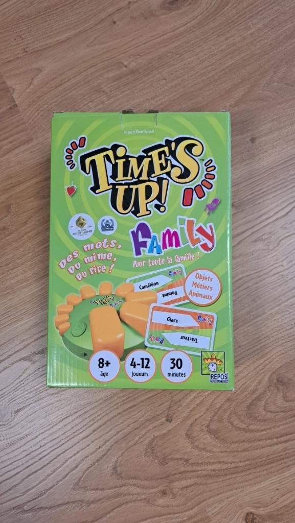 Times Up Family, Hobby en Vrije tijd, Gezelschapsspellen | Kaartspellen, Nieuw, Drie of vier spelers, Vijf spelers of meer, Ophalen