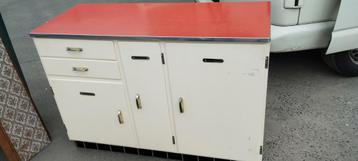 Vintage keuken kast retro perfecte staat, Huis en Inrichting, Kasten | Dressoirs, Ophalen, Zo goed als nieuw