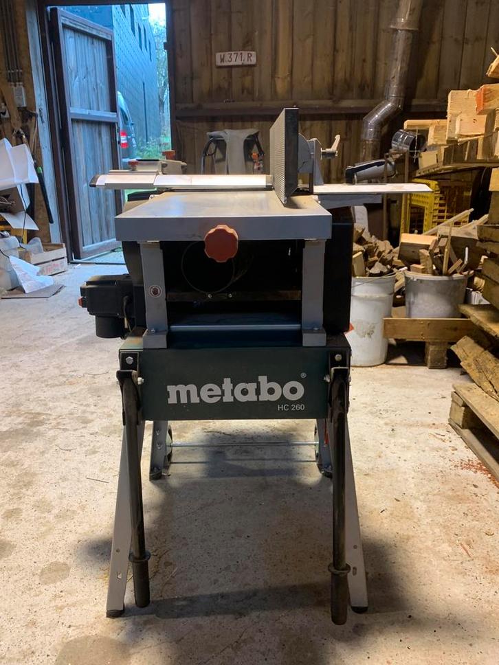 Vlak en van dikte bank metabo, Doe-het-zelf en Bouw, Schaafmachines, Zo goed als nieuw, Ophalen