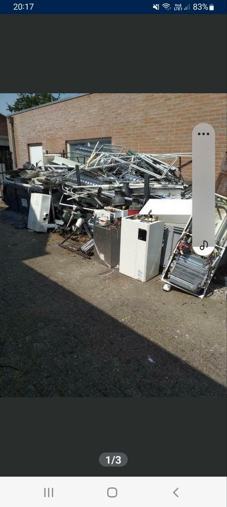 Gratis oud ijzer ophaling in heel Limburg. 0479750413, Doe-het-zelf en Bouw, Metalen, Gebruikt, Overige metalen, Ophalen