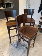 3 barstoelen, Huis en Inrichting, Barkrukken, Ophalen, 60 tot 90 cm, Zo goed als nieuw, 3 krukken