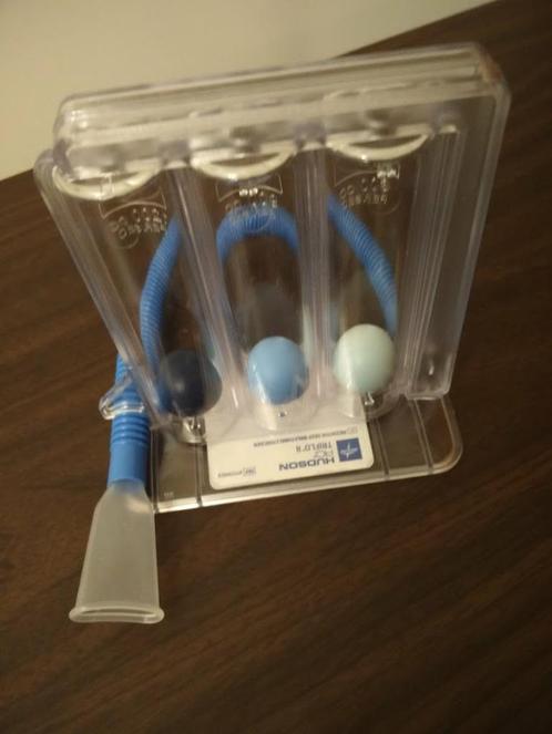 Spirometer Hudson. RCI Triflo II, Diversen, Verpleegmiddelen, Zo goed als nieuw, Ophalen of Verzenden
